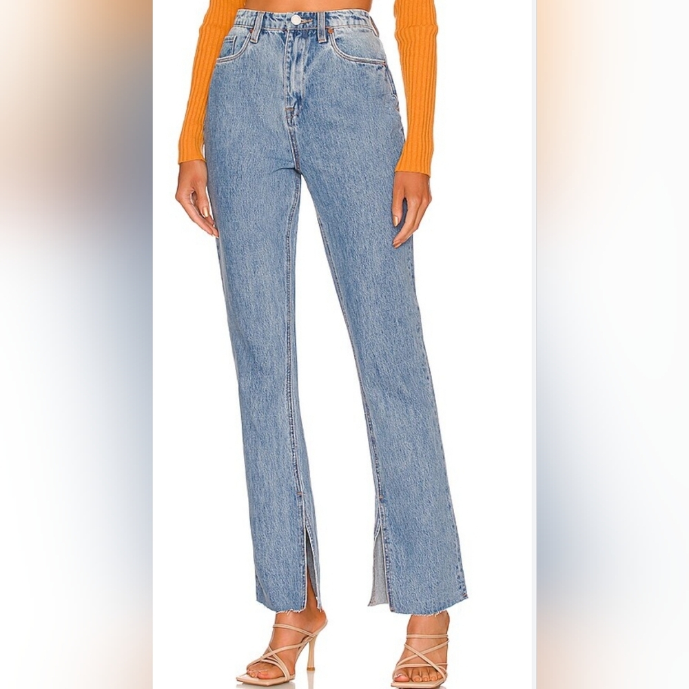 BLANKNYC the cooper slim straight Leg jeans Denim blue Feminine
